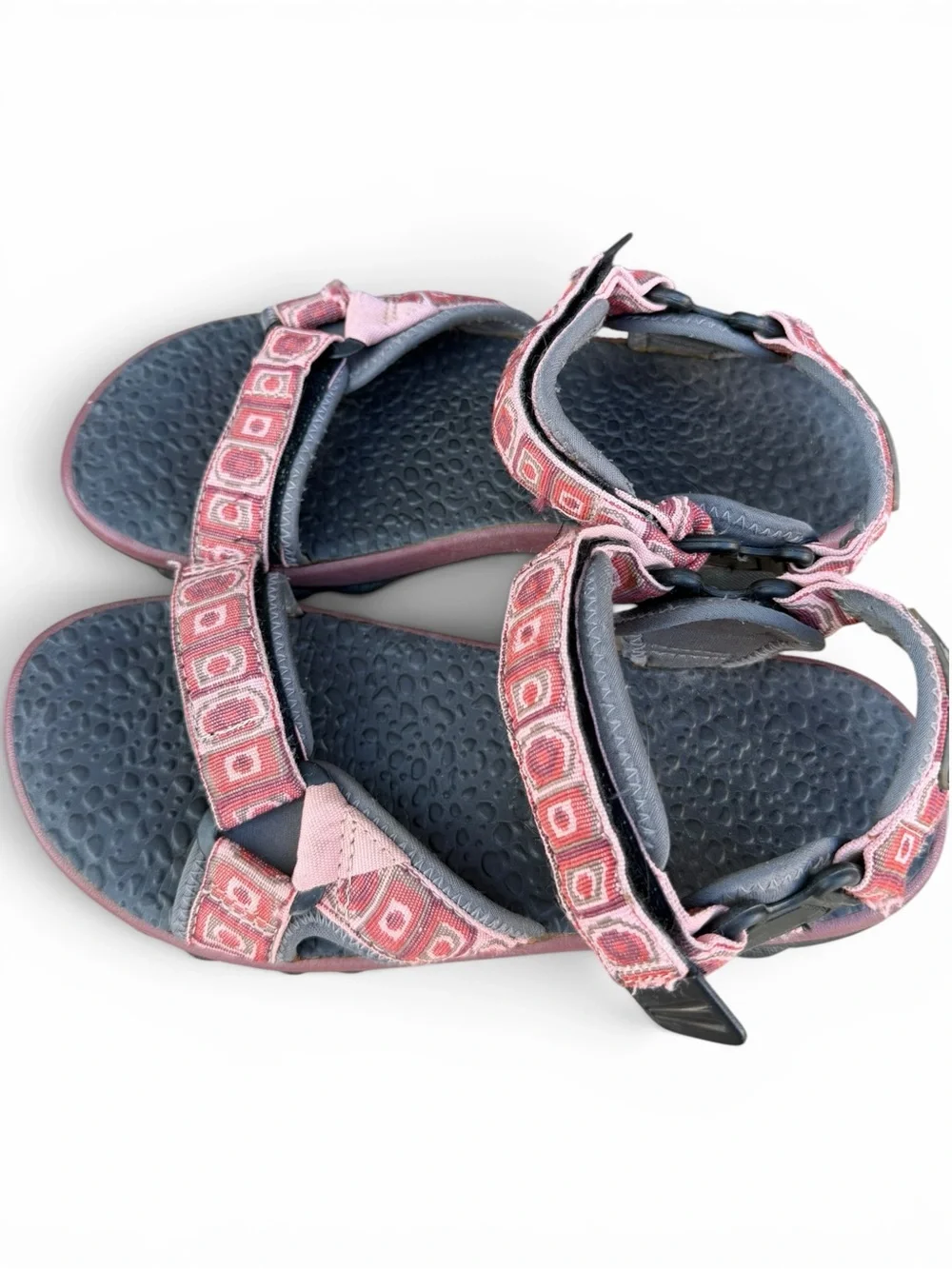 Rafters Sport‎ Sandals Women’s 10 Pink Gray Adjustable Hiking Comfort